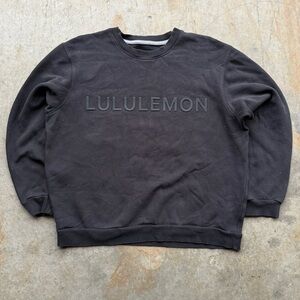 Lululemon Men's Big Logo Crewneck - Black
